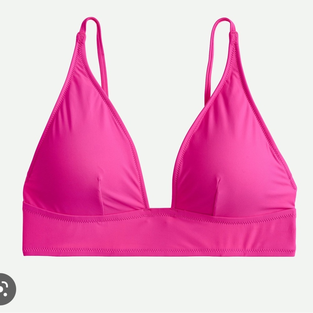 J. Crew “plunge” bikini top NWT.